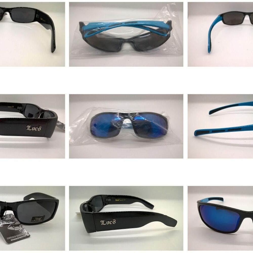 Unbranded Men's Blue and Black Sunglasses